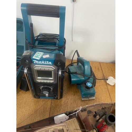 316 - Makita bluetooth radio + 1902 planer