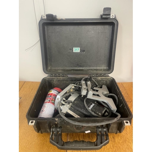 317 - Peli case with router