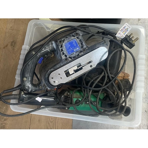 324 - Box lot electrical and hand tools