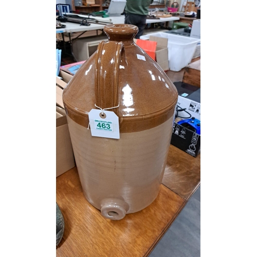 463 - Large Glazed whisky pot 4 gallon