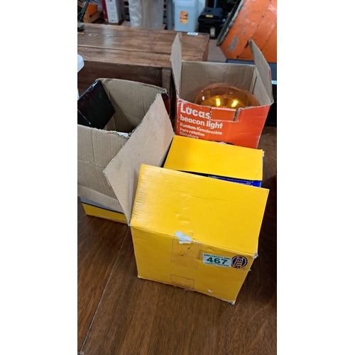 467 - 3 x Flashing beacons