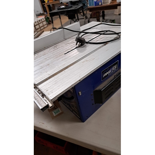 506 - Ping Tek blue line extending table saw