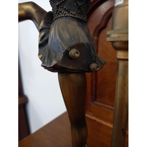 15 - Modern art deco style lamp of ballerina figure