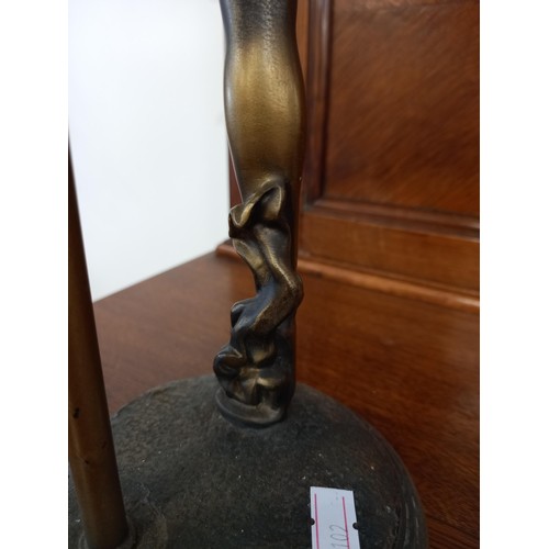 15 - Modern art deco style lamp of ballerina figure