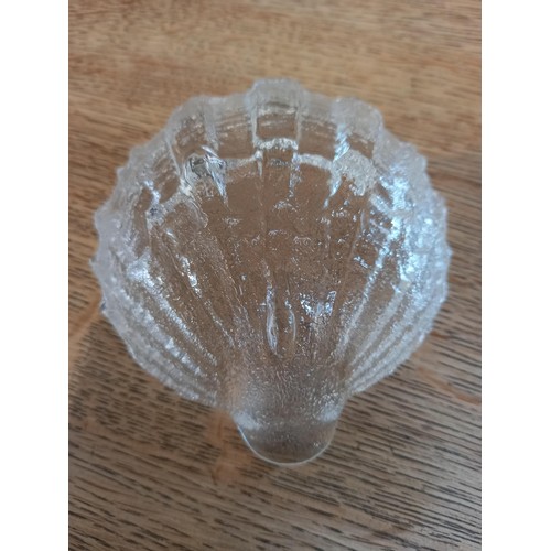 50 - Mats Jonasson, Sweden crystal shell, 10cm L approx.