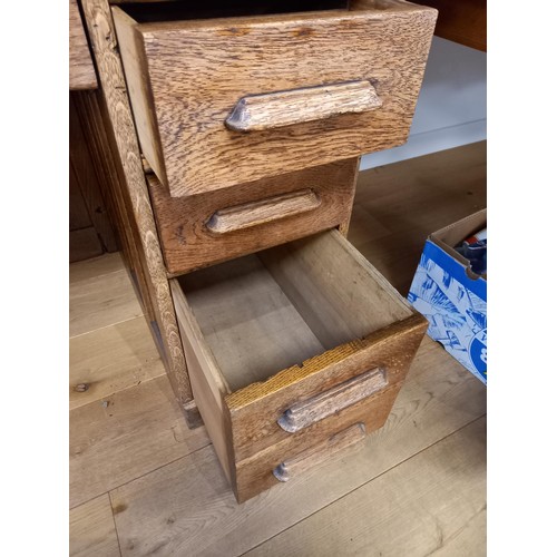 72 - Vintage oak roll-top desk