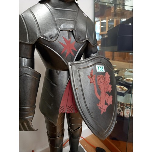 108 - Miniature suit of armour by 