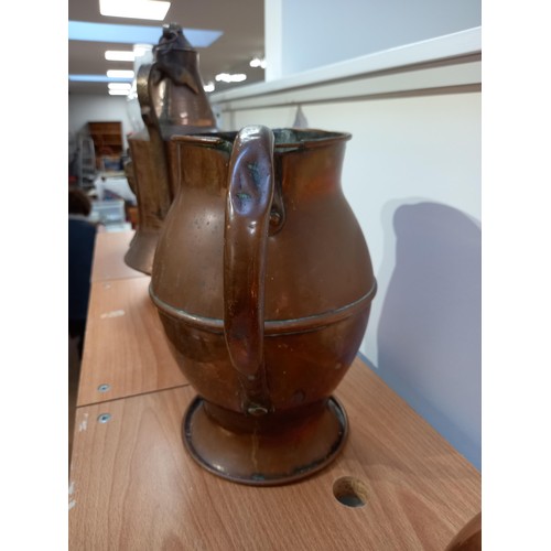 130 - Vintage copper water jug