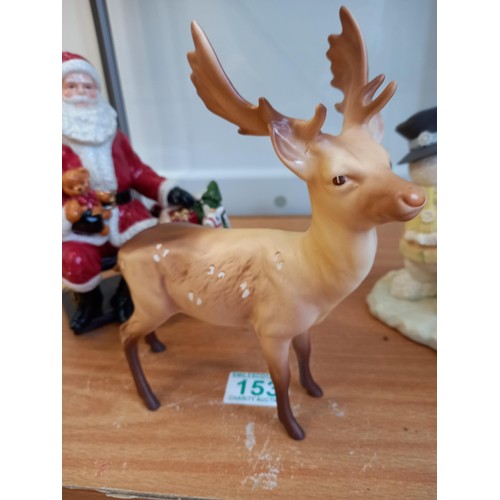 153 - 3 ornaments inc. Beswick reindeer