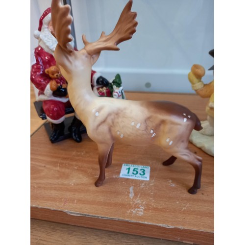 153 - 3 ornaments inc. Beswick reindeer