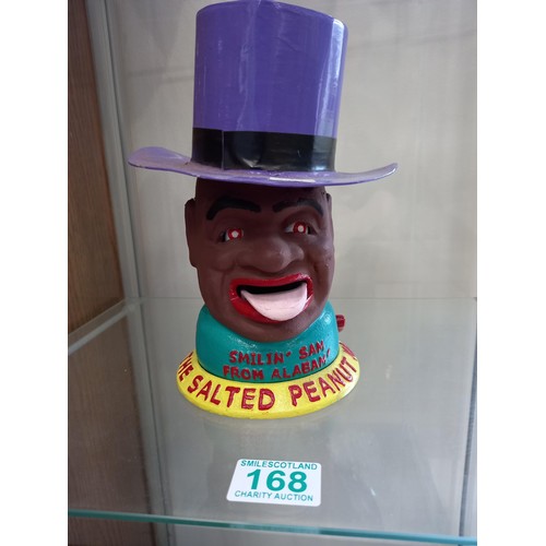 168 - Reproduction 'Salted Peanut Man' bank