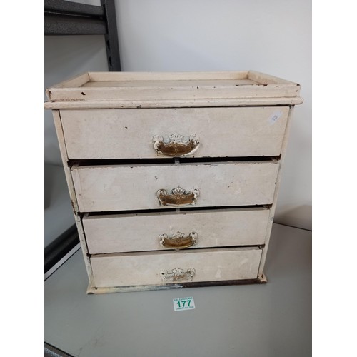 177 - A set of desktop drawers