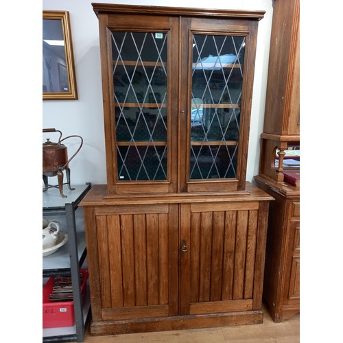 185 - Country furniture cabinet over cupboard