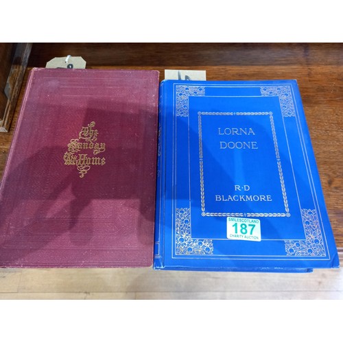 187 - Collector's books: Lorna Doone & The Sunday at home