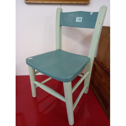 199 - Child's wooden chair