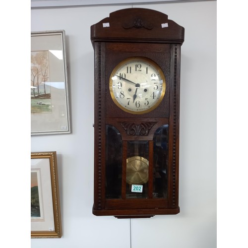 202 - Vintage wall clock