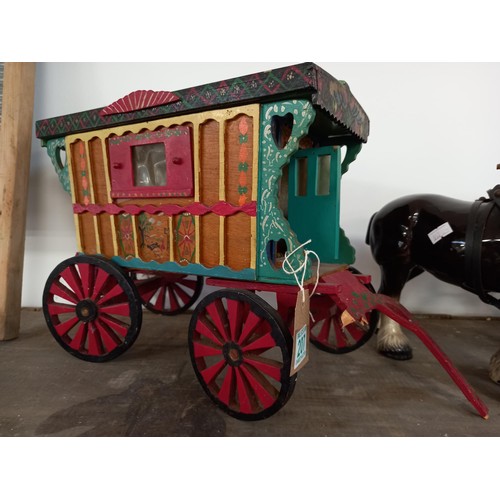 207 - Horse, cart and Gypsy trailer