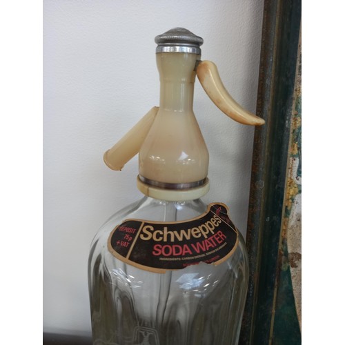 208 - Vintage Coca-Cola tray and Schweppes soda syphon