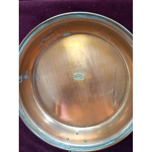 326 - Vintage copper bed warmer