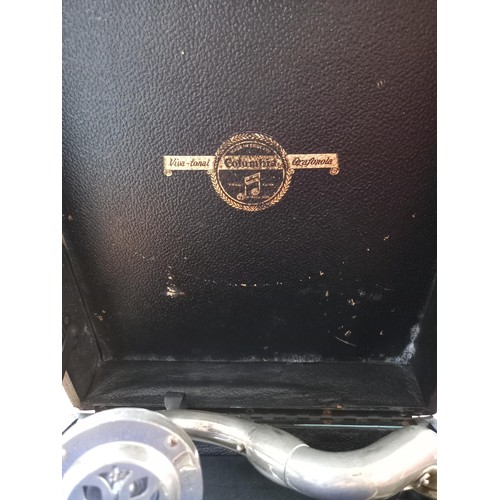 328 - Vintage portable gramophone