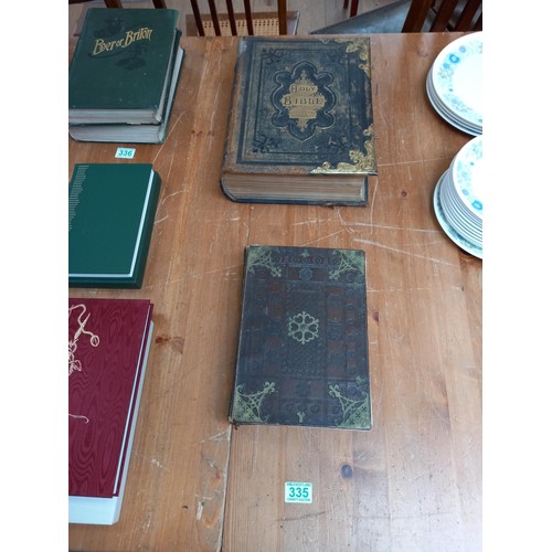 335 - 2x Vintage family bibles