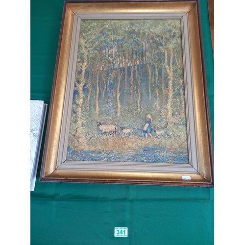 341 - vintage 1922 Richard west painting