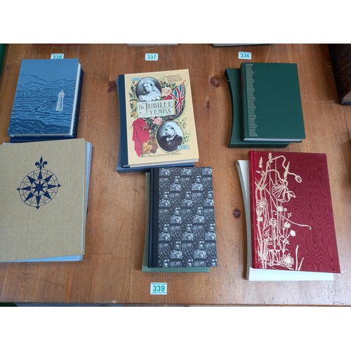 339 - 6 x folio books see photos