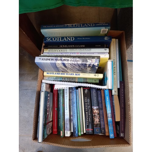 346 - 2x box lot of Scottish books