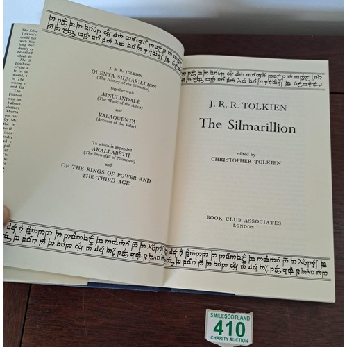 410 - The Silmarillion by Tolkien book 1977 first edition Book Club