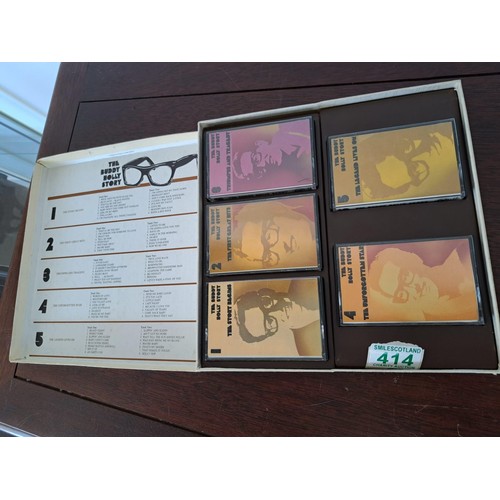 414 - The Buddy Holly Story  cassette's collection in original presentation box.