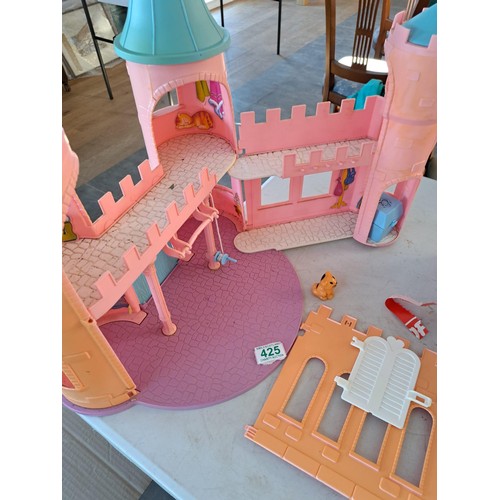 425 - My little pony castle with lots of accessories see photos