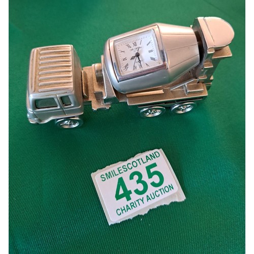 435 - a selection of transport motor memorabilia clocks