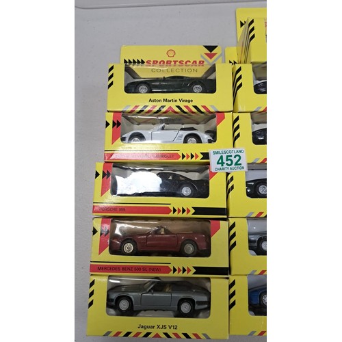 452 - 22 x sportcars collection by shell all in original boxes