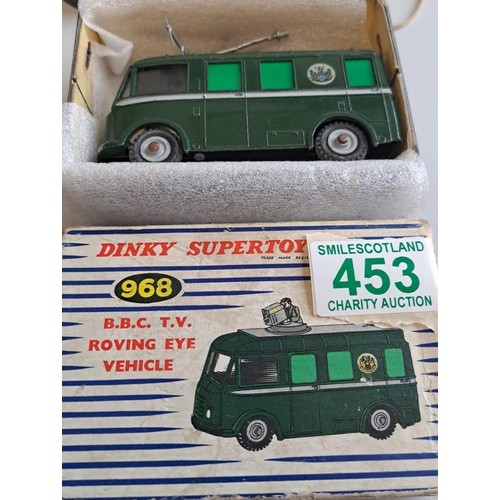 453 - Dinky supertoys 968 B.B.C  T.V  ROVING EYE VEHICLE