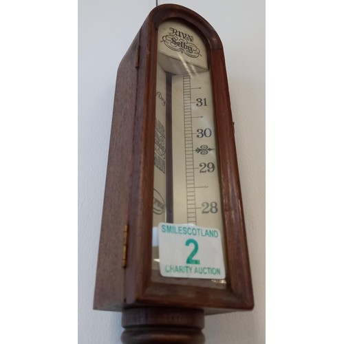 2 - Antique Riva Selby Stick Barometer