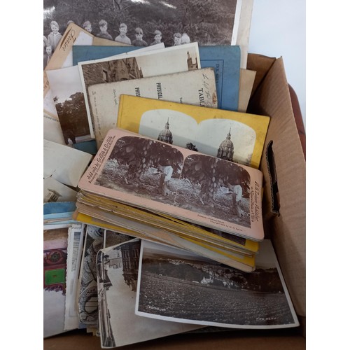 11 - Vintage postcards photos and Stereoscopic cards