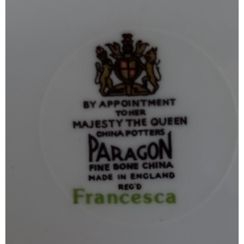 47 - Paragon 6 setting tea set Francesca pattern