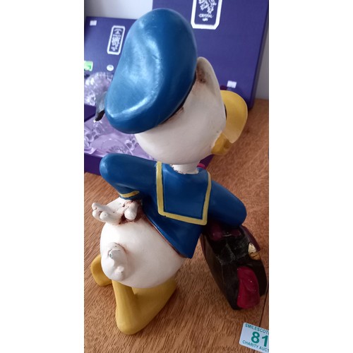 81 - Disney Donald Duck figurine 30cm H approx.