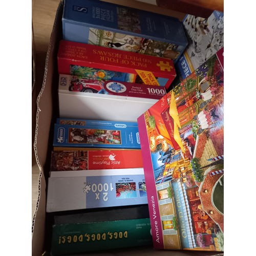 86 - Large selection of jigsaw puzzles