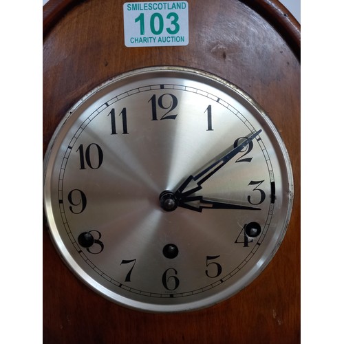 103 - Vintage Grandmother clock.