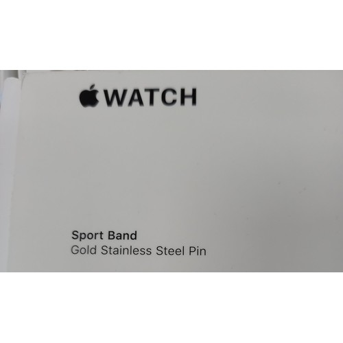 117 - New unused Apple Watch series 4 - 40mm.  In original box with new unused spare strap boxed