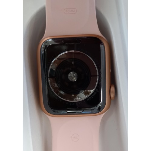 117 - New unused Apple Watch series 4 - 40mm.  In original box with new unused spare strap boxed