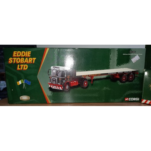 133 - 3 x Eddie Stobart Model lorries by Corgi 59516, & cc12502 cc12502