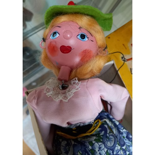 141 - Pelham vintage puppet doll in original box