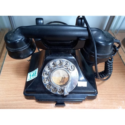 148 - Vintage 1920's telephone with address bar