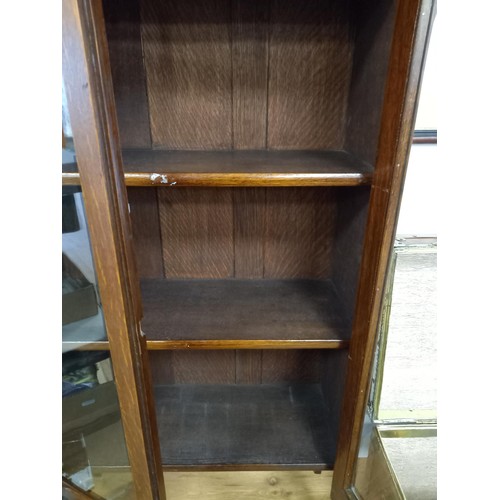 200 - Vintage glazed two door book case