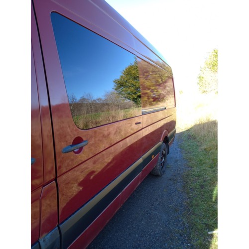 433 - VW crafter van 35 blue tdi 109L. converted to a camper but not registered as one, MOT'd, viewing hig... 