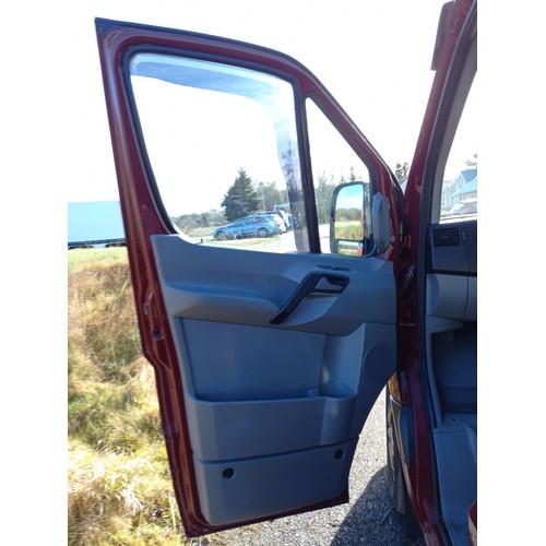 433 - VW crafter van 35 blue tdi 109L. converted to a camper but not registered as one, MOT'd, viewing hig... 