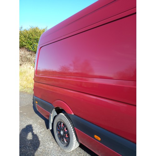 433 - VW crafter van 35 blue tdi 109L. converted to a camper but not registered as one, MOT'd, viewing hig... 