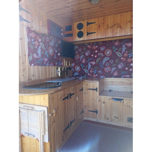 433 - VW crafter van 35 blue tdi 109L. converted to a camper but not registered as one, MOT'd, viewing hig... 